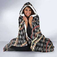 Hawaii Palaka Niihau Shell Lei Hooded Blanket Tropical Island Plaid Patterns