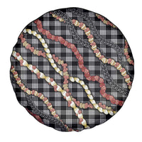Hawaii Palaka Niihau Shell Lei Spare Tire Cover Tropical Island Plaid Patterns