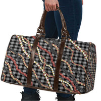 Hawaii Palaka Niihau Shell Lei Travel Bag Tropical Island Plaid Patterns
