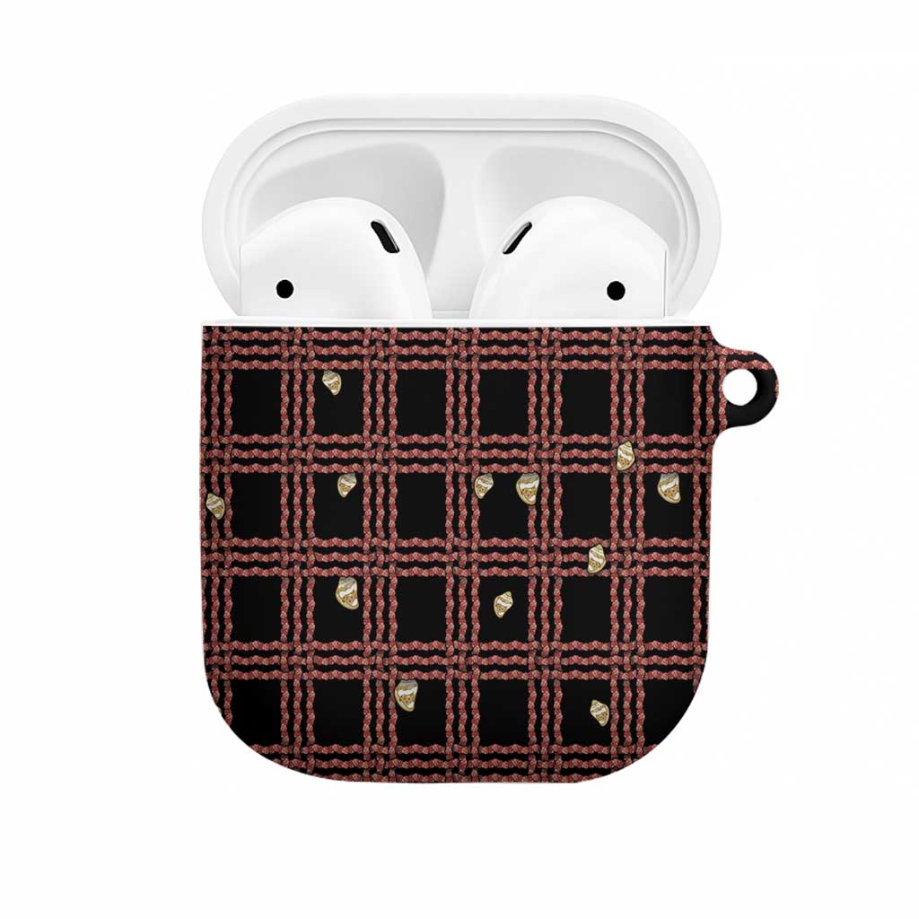 Hawaii Palaka Kahelelani Shell Lei Costume AirPods Case Plaid Patterns