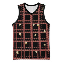 Hawaii Palaka Kahelelani Shell Lei Costume Basketball Jersey Plaid Patterns
