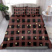 Hawaii Palaka Kahelelani Shell Lei Costume Bedding Set Plaid Patterns
