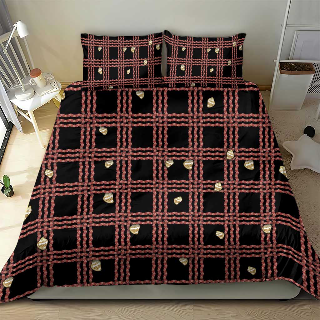 Hawaii Palaka Kahelelani Shell Lei Costume Bedding Set Plaid Patterns