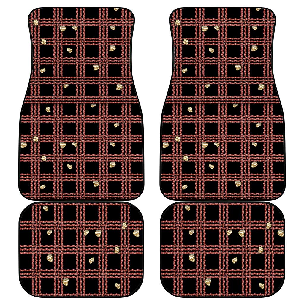 Hawaii Palaka Kahelelani Shell Lei Costume Car Mats Plaid Patterns