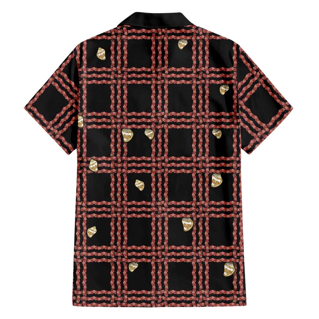 Hawaii Palaka Kahelelani Shell Lei Costume Family Matching Mermaid Dress and Hawaiian Shirt Plaid Patterns
