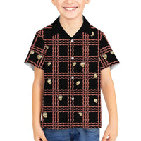 Hawaii Palaka Kahelelani Shell Lei Costume Hawaiian Shirt Plaid Patterns