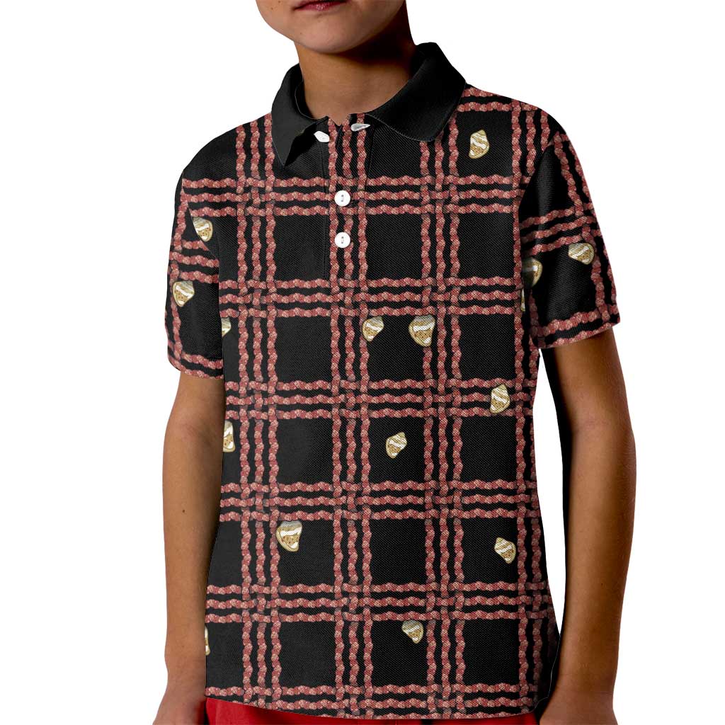 Hawaii Palaka Kahelelani Shell Lei Costume Kid Polo Shirt Plaid Patterns