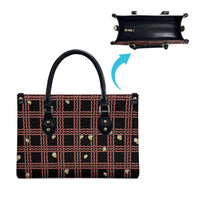 Hawaii Palaka Kahelelani Shell Lei Costume Leather Bag Plaid Patterns