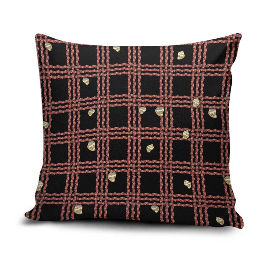 Hawaii Palaka Kahelelani Shell Lei Costume Pillow Cover Plaid Patterns