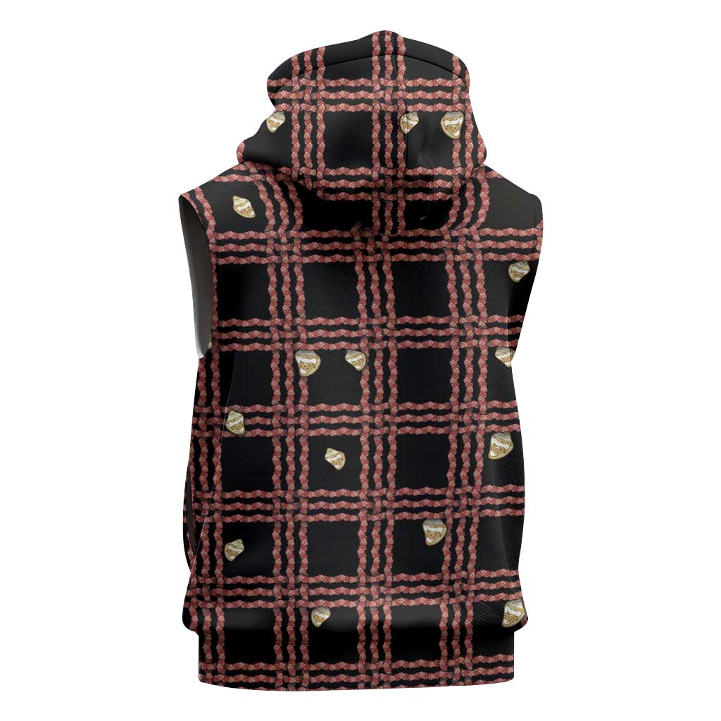 Hawaii Palaka Kahelelani Shell Lei Costume Sleeveless Hoodie Plaid Patterns