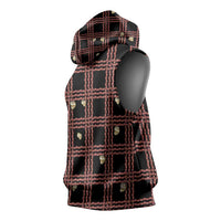 Hawaii Palaka Kahelelani Shell Lei Costume Sleeveless Hoodie Plaid Patterns
