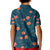 Hawaii Monstera Kid Polo Shirt Hibiscus Flowers Simple Style - Polynesian Pride
