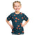 Hawaii Monstera Kid T Shirt Hibiscus Flowers Simple Style - Polynesian Pride