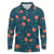 Hawaii Monstera Long Sleeve Polo Shirt Hibiscus Flowers Simple Style - Polynesian Pride