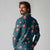 Hawaii Monstera Long Sleeve Polo Shirt Hibiscus Flowers Simple Style - Polynesian Pride