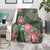 Hawaii Blanket Green Polynesian Monstera Patterns - Polynesian Pride