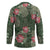 Hawaii Hockey Jersey Green Polynesian Monstera Patterns - Polynesian Pride
