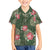 Hawaii Kid Hawaiian Shirt Green Polynesian Monstera Patterns - Polynesian Pride