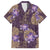 Hawaii Hawaiian Shirt Purple Polynesian Monstera Patterns - Polynesian Pride