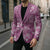 Hawaii Blazer Magenta Polynesian Monstera Patterns - Polynesian Pride