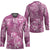 Hawaii Hockey Jersey Magenta Polynesian Monstera Patterns - Polynesian Pride
