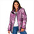 Hawaii Padded Jacket Magenta Polynesian Monstera Patterns - Polynesian Pride