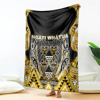 Aotearoa Ngati Whatua Blanket Maori Tribal Gold Paua Shell Pattern DT05 - Polynesian Pride