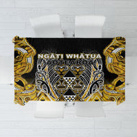 Aotearoa Ngati Whatua Tablecloth Maori Tribal Gold Paua Shell Pattern DT05 Yellow - Polynesian Pride