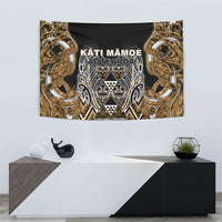 Aotearoa Kati Mamoe Tapestry Maori Brown Tribal Paua Shell Pattern DT05 - Polynesian Pride