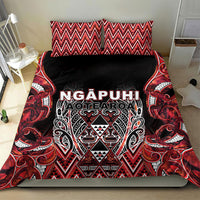 Aotearoa Ngapuhi Bedding Set Maori Red Tribal Paua Shell Pattern DT05 - Polynesian Pride