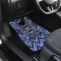 Aotearoa Ngati Kahungunu Car Mats Maori Tribal Blue Paua Shell Pattern DT05 - Polynesian Pride
