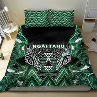 Aotearoa Ngai Tahu Bedding Set Maori Tribal Dark Green Paua Shell Pattern DT05 - Polynesian Pride