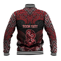 Personalised New Zealand Waitangi Day Baseball Jacket Te Tiriti O Waitangi 1840 - Polynesian Pride