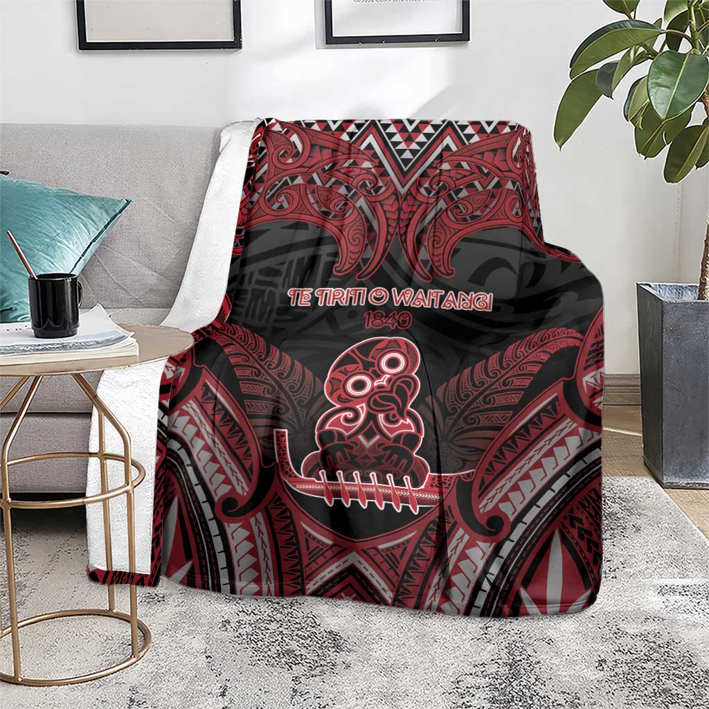 New Zealand Waitangi Day Blanket Te Tiriti O Waitangi 1840 - Polynesian Pride
