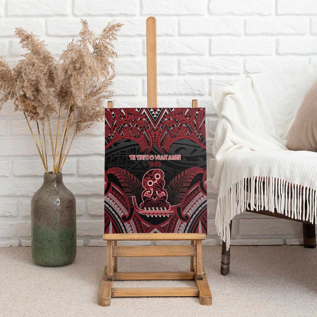 New Zealand Waitangi Day Canvas Wall Art Te Tiriti O Waitangi 1840 - Polynesian Pride