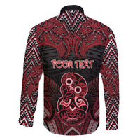 Personalised New Zealand Waitangi Day Family Matching Off The Shoulder Long Sleeve Dress and Hawaiian Shirt Te Tiriti O Waitangi 1840 DT05 - Polynesian Pride