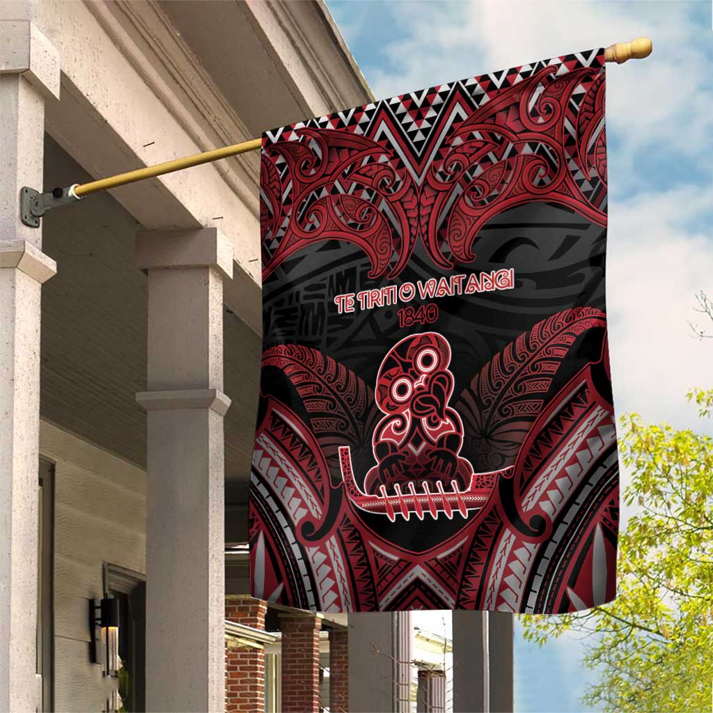 New Zealand Waitangi Day Garden Flag Te Tiriti O Waitangi 1840 - Polynesian Pride