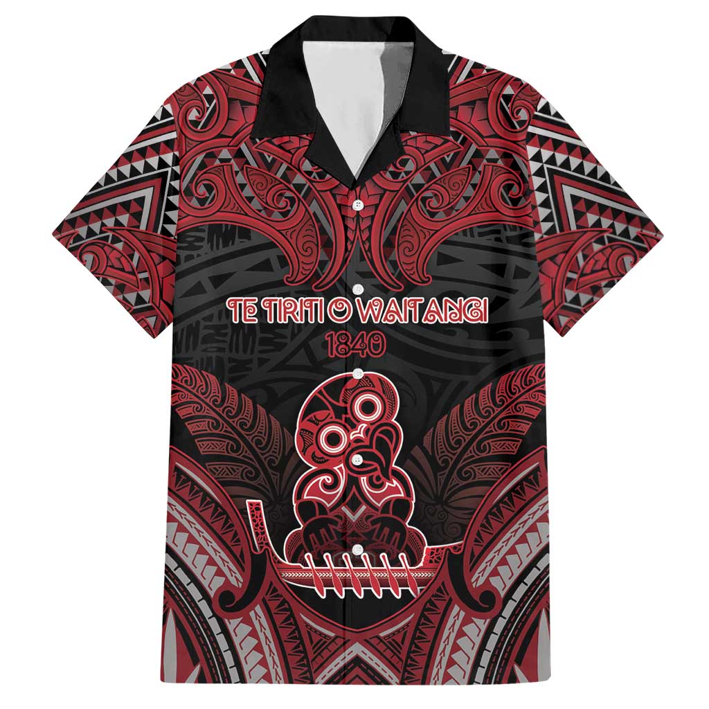 Personalised New Zealand Waitangi Day Hawaiian Shirt Te Tiriti O Waitangi 1840 - Polynesian Pride