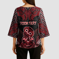 Personalised New Zealand Waitangi Day Kimono Sleeve Blouse Te Tiriti O Waitangi 1840 - Polynesian Pride