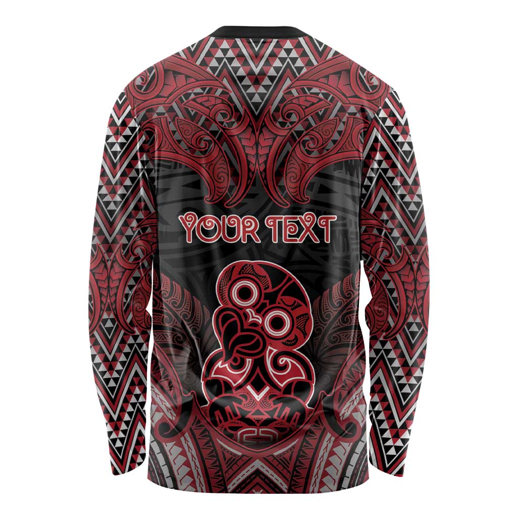 Personalised New Zealand Waitangi Day Long Sleeve Shirt Te Tiriti O Waitangi 1840 - Polynesian Pride