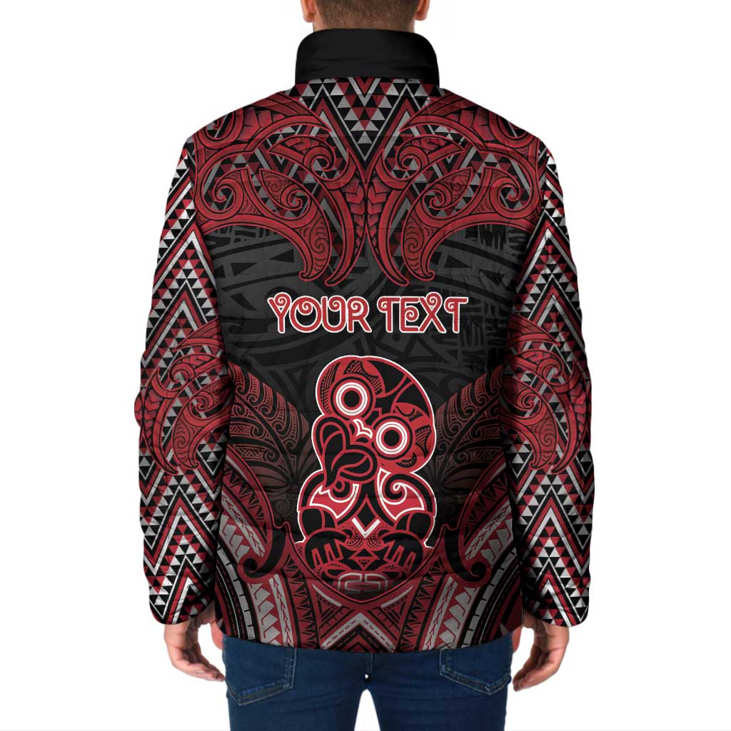 Personalised New Zealand Waitangi Day Padded Jacket Te Tiriti O Waitangi 1840 - Polynesian Pride