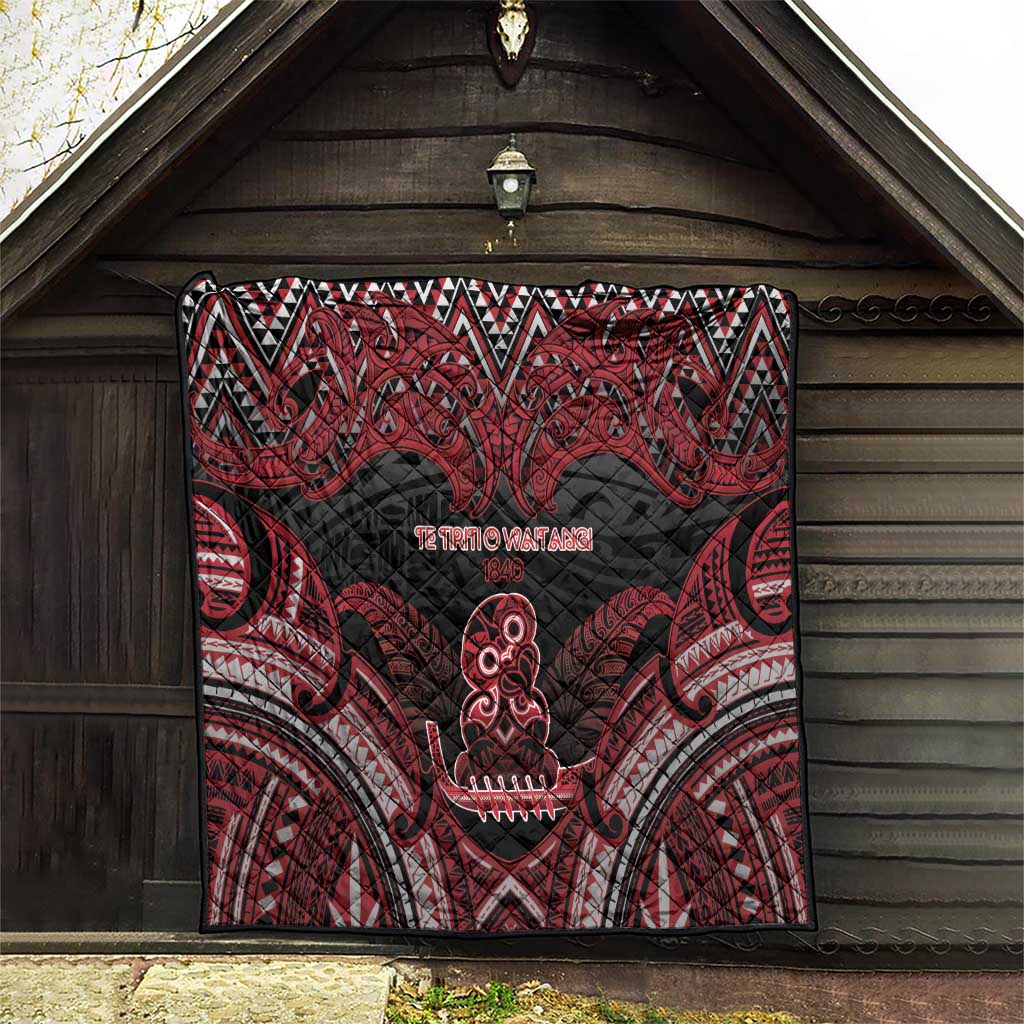 New Zealand Waitangi Day Quilt Te Tiriti O Waitangi 1840 - Polynesian Pride