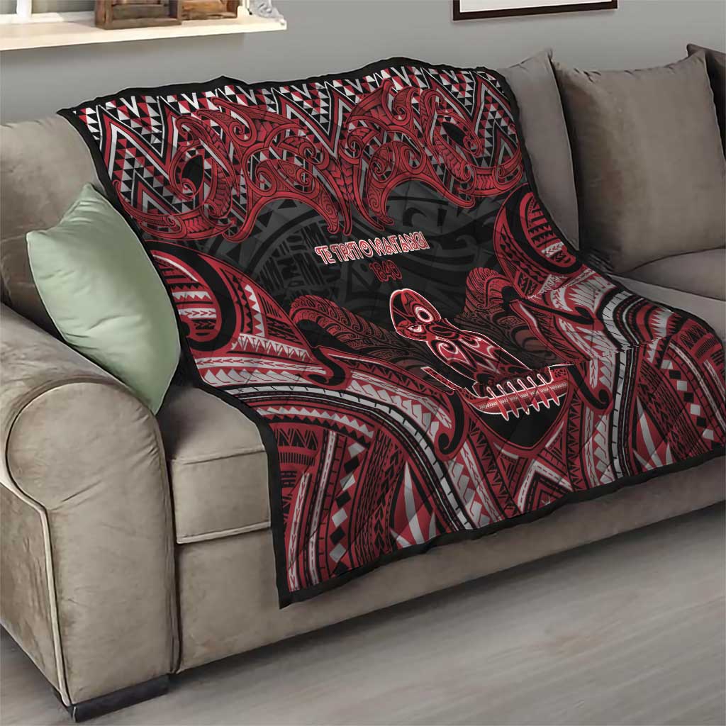New Zealand Waitangi Day Quilt Te Tiriti O Waitangi 1840 - Polynesian Pride