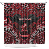 New Zealand Waitangi Day Shower Curtain Te Tiriti O Waitangi 1840 - Polynesian Pride