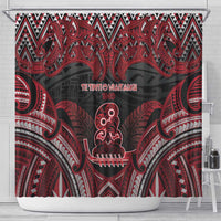 New Zealand Waitangi Day Shower Curtain Te Tiriti O Waitangi 1840 - Polynesian Pride