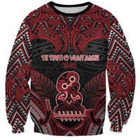 Personalised New Zealand Waitangi Day Sweatshirt Te Tiriti O Waitangi 1840 - Polynesian Pride