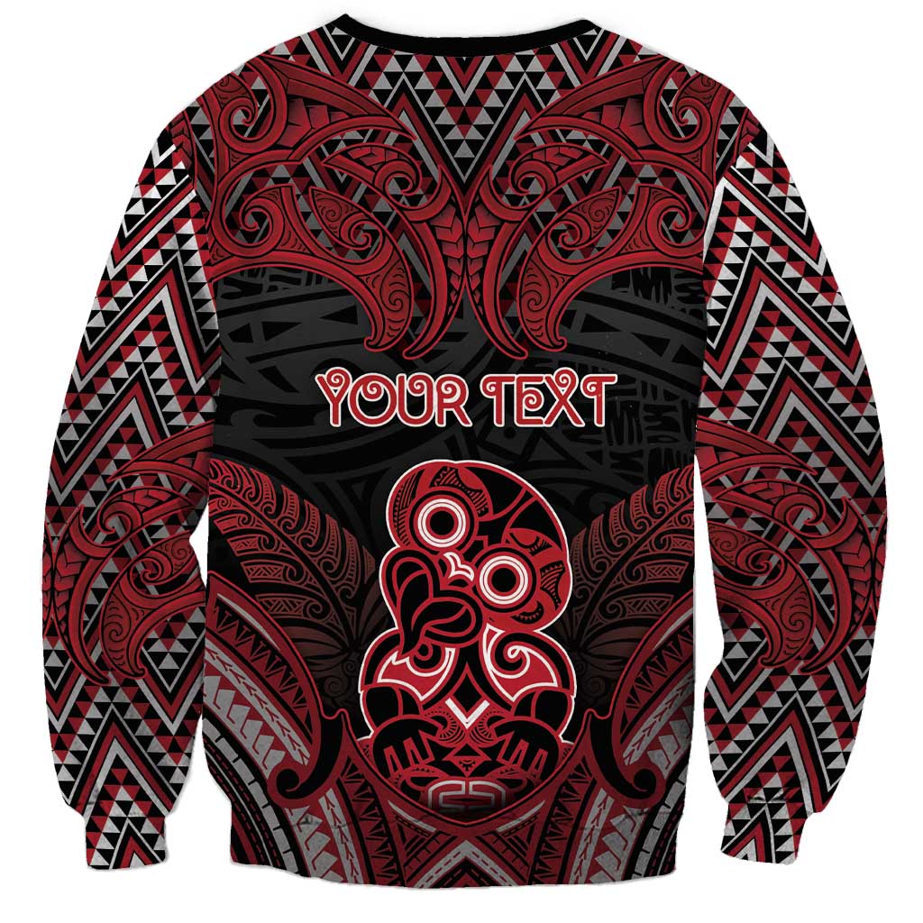 Personalised New Zealand Waitangi Day Sweatshirt Te Tiriti O Waitangi 1840 - Polynesian Pride