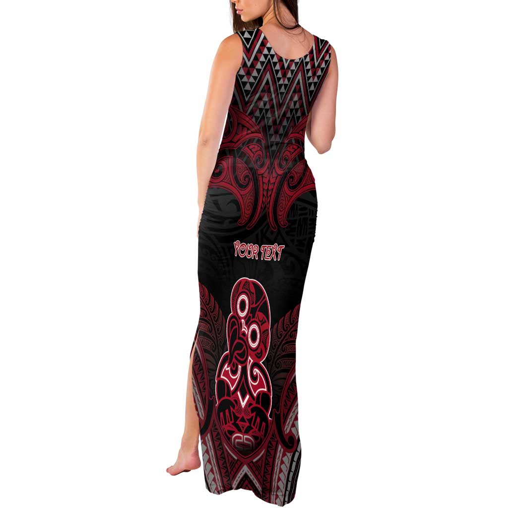 Personalised New Zealand Waitangi Day Tank Maxi Dress Te Tiriti O Waitangi 1840 - Polynesian Pride