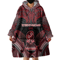 Personalised New Zealand Waitangi Day Wearable Blanket Hoodie Te Tiriti O Waitangi 1840 - Polynesian Pride