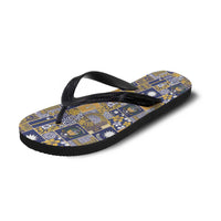 Ekamawir omo Nauru Flip Flops Pacific Patchwork Xmas Vibes - Polynesian Pride